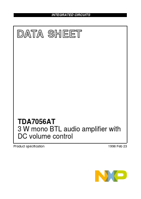 TDA7056AT/N2,512 Datasheet PDF NXP Semiconductors.