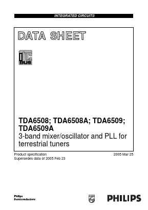 TDA6509A Datasheet PDF NXP Semiconductors.