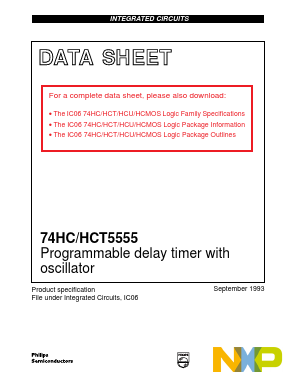 74HC5555D,118 Datasheet PDF NXP Semiconductors.