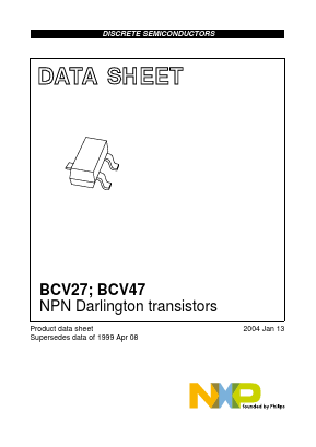 BCV27 Datasheet PDF NXP Semiconductors.