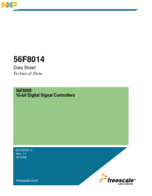 56F8014 Datasheet PDF NXP Semiconductors.