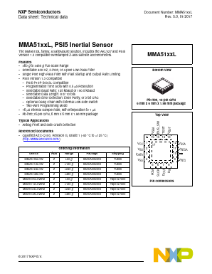 MMA5106LCW Datasheet PDF NXP Semiconductors.