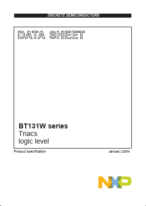 BT131W_04 Datasheet PDF NXP Semiconductors.