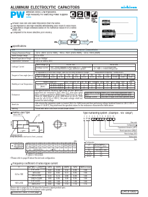 UPA1C820MED Datasheet PDF Nichicon