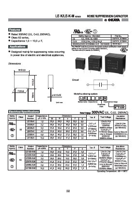 LE225-K Datasheet PDF Okaya Electric America, Inc.
