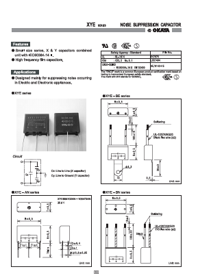 XYE-224102BN Datasheet PDF Okaya Electric America, Inc.
