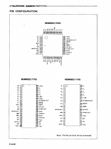M6052-XX Datasheet PDF Oki Electric Industry