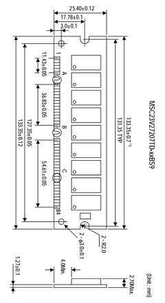 MSC23V27207TD-60BS9 Datasheet PDF Oki Electric Industry