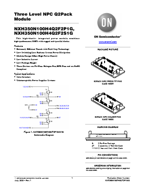 NXH350N100H4Q2F2P1G Datasheet PDF ON Semiconductor