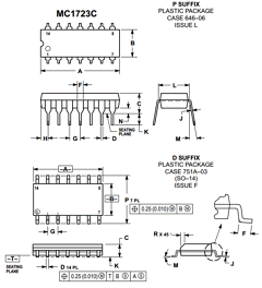MC1723C Datasheet PDF ON Semiconductor