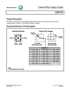 CM6100 Datasheet PDF ON Semiconductor