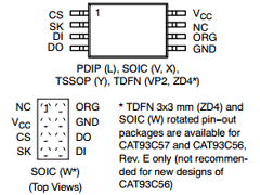 CAT93C56YIT2 Datasheet PDF ON Semiconductor