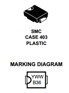 MBRS360 Datasheet PDF ON Semiconductor