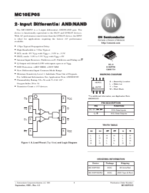 MC10EP05D Datasheet PDF ON Semiconductor