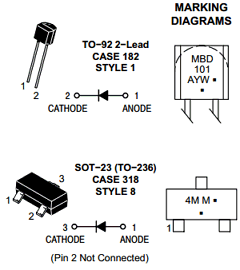 MBD101G Datasheet PDF ON Semiconductor