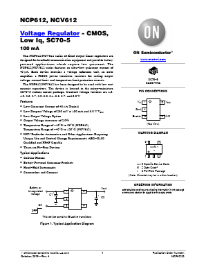 NCP612 Datasheet PDF ON Semiconductor