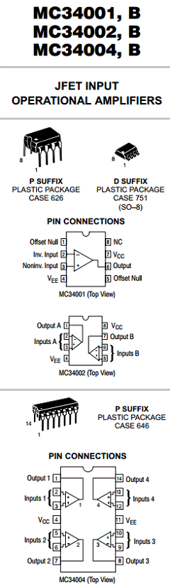 MC34002D Datasheet PDF ON Semiconductor