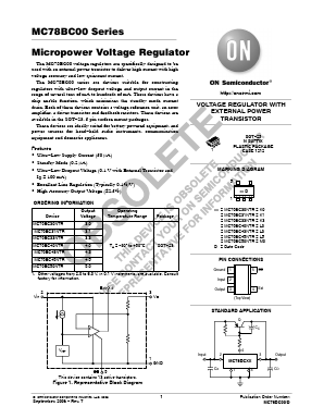 MC78BC00 Datasheet PDF ON Semiconductor