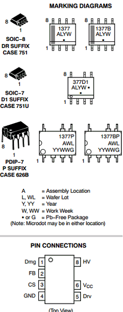 NCP1377BDR2G Datasheet PDF ON Semiconductor