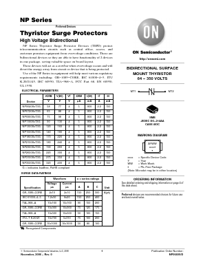 NP0720SAT3G Datasheet PDF ON Semiconductor