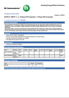 NCP6131S52MNR2G Datasheet PDF ON Semiconductor