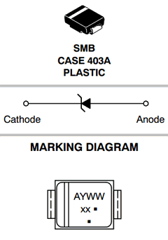 SZ1SMB36AT3G Datasheet PDF ON Semiconductor