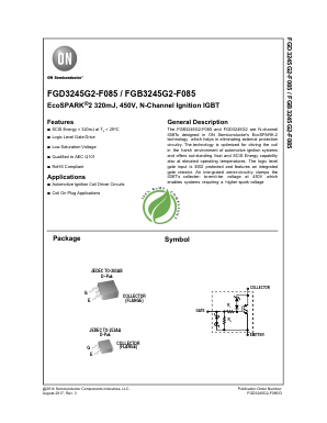 FGB3245G2 Datasheet PDF ON Semiconductor