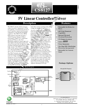 CS8127 Datasheet PDF ON Semiconductor