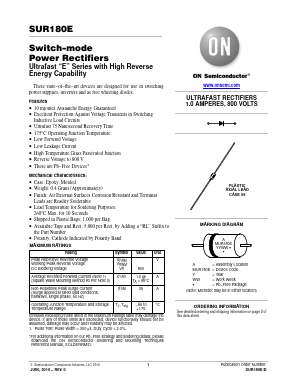 SUR180E Datasheet PDF ON Semiconductor
