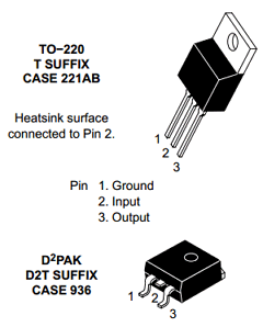 MC7905CD2T Datasheet PDF ON Semiconductor