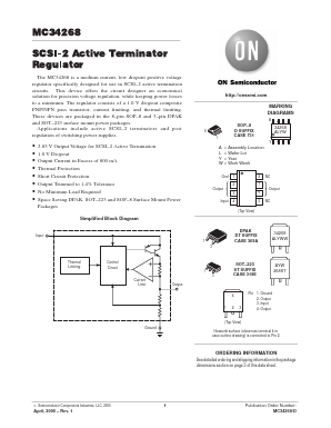 MC34268 Datasheet PDF ON Semiconductor