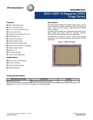 NOII4SM014KA-GEC Datasheet PDF ON Semiconductor