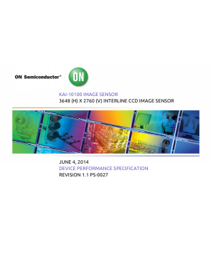 KAI-10100-CXC-CB-XA Datasheet PDF ON Semiconductor