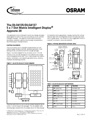 DLO4135 Datasheet PDF OSRAM GmbH