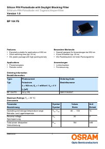 Q65110A2627 Datasheet PDF OSRAM GmbH