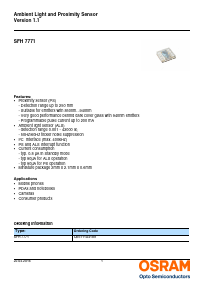 SFH7771 Datasheet PDF OSRAM GmbH