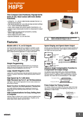 E6C3-AG5C-C7202M Datasheet PDF OMRON Corporation