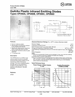 OP266D Datasheet PDF Optek Technology