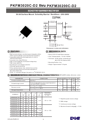 PKFM30150C-D2 Datasheet PDF PACELEADER INDUSTRIAL