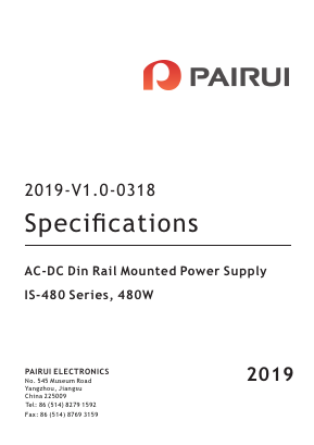 IS480-24 Datasheet PDF PAIRUI GROUP INC.