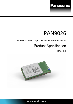 PAN9026-MSD Datasheet PDF Panasonic Battery Group