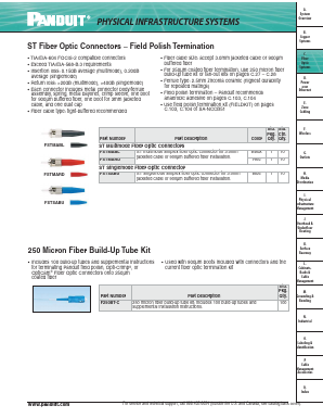FSTSABU Datasheet PDF PANDUIT CORP.