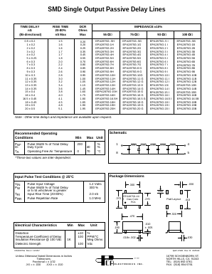 EPA2875G-4G Datasheet PDF PCA ELECTRONICS INC.