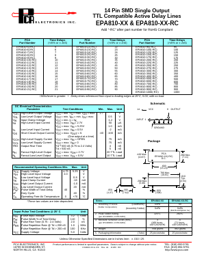 EPA810-125-RC Datasheet PDF PCA ELECTRONICS INC.