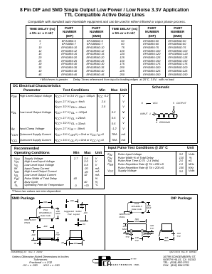 EPA3856 Datasheet PDF PCA ELECTRONICS INC.