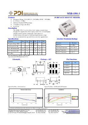 MXB-1501-3 Datasheet PDF PREMIER DEVICES, INC.