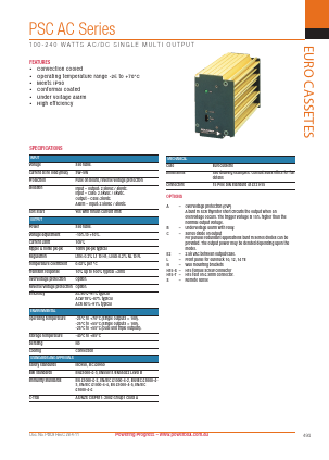PSC150AC5 Datasheet PDF Powerbox