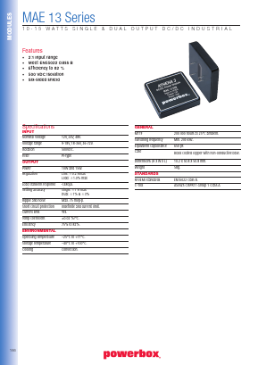 MAE13033 Datasheet PDF Powerbox