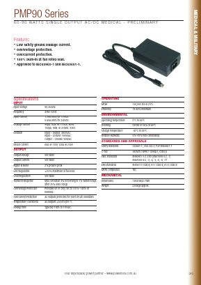 PMP90-10-1 Datasheet PDF Powerbox