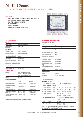 MI-J52-IZ Datasheet PDF Powerbox